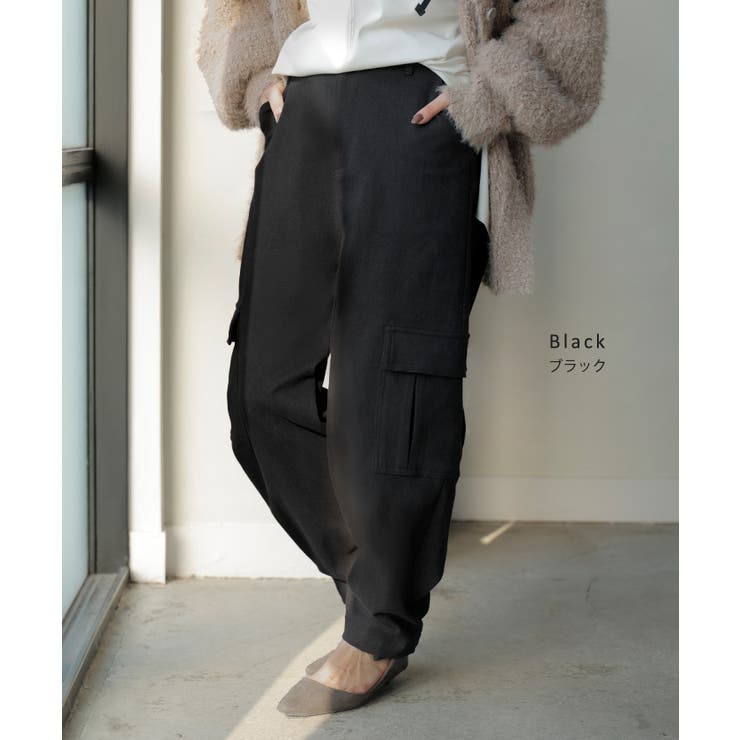 パンツ レディース ワイドパンツ チノパン ベイカーパンツ カーゴパンツ ワー | HUG.U | 詳細画像16 