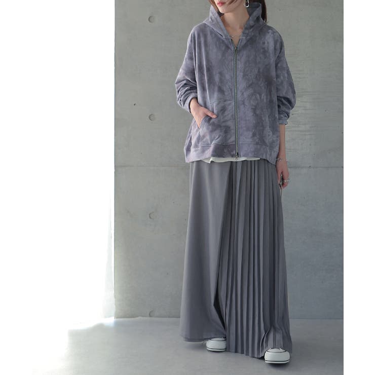 パーカー レディース フーディー ジップアップ 羽織 アウター ライトアウター | HUG.U | 詳細画像24 