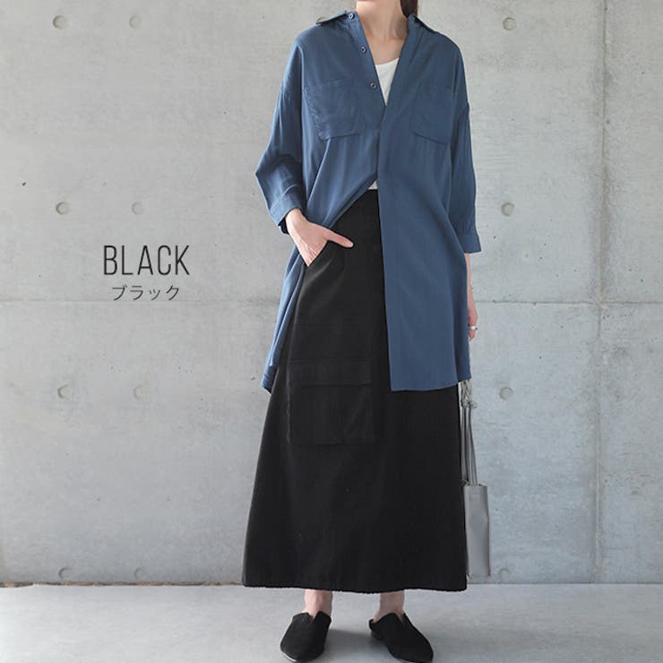 スカート レディース ロングスカート ベイカースカート ロング ベイカー 大き | HUG.U | 詳細画像10 