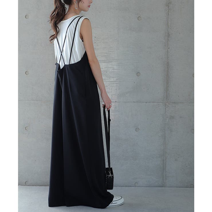 サロペット レディース 大きいサイズ サロペ オーバーオール パンツ オールイ | HUG.U | 詳細画像28 