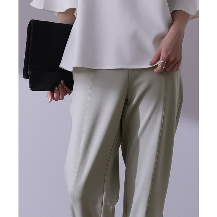 パンツ レディース ボトムス イージーパンツ ストレートパンツ ウエストゴム | HUG.U | 詳細画像22 