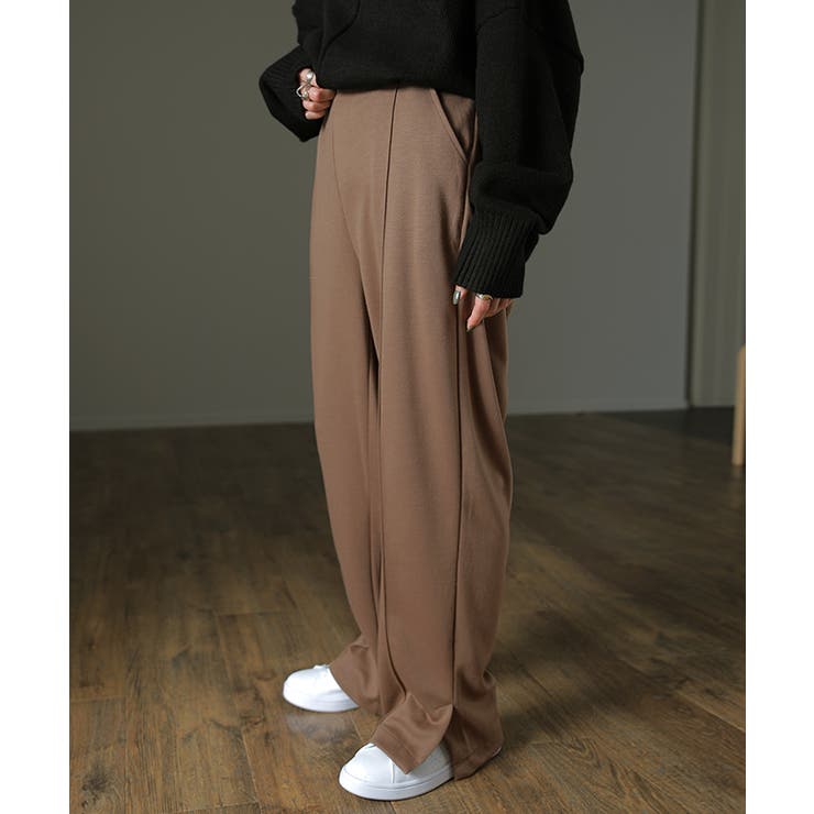 ストレートパンツ レディース パンツ ゆったり ボトムス リラックス イージー | HUG.U | 詳細画像17 