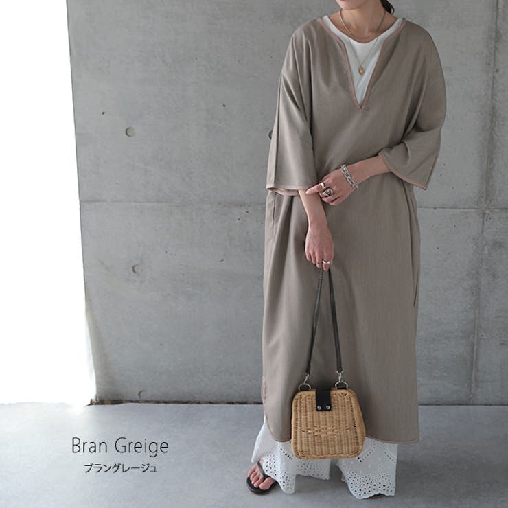 ワンピース レディース 長袖 ワンピ ロング ドルマン ロングワンピース パイ | HUG.U | 詳細画像12 