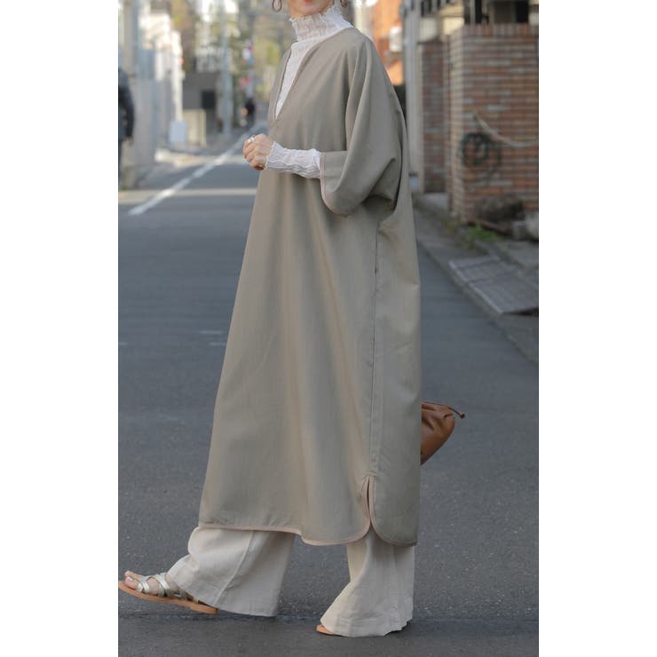 ワンピース レディース 長袖 ワンピ ロング ドルマン ロングワンピース パイ | HUG.U | 詳細画像22 