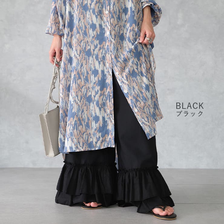 ペチパンツ ロング フリル コットン 綿 パンツ レディース 大きいサイズ レ | HUG.U | 詳細画像10 