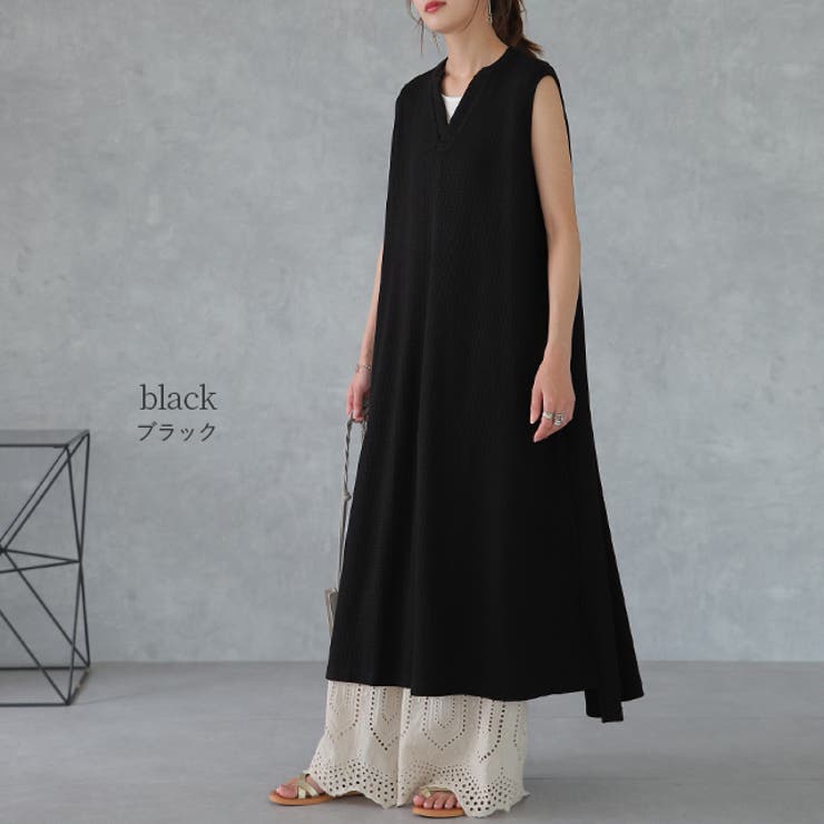 ワンピース レディース ロングワンピース キーネック ワンピース レディース ロングワンピース キーネック