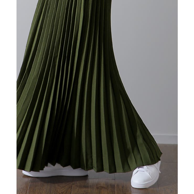 ロングスカート プリーツ スカート レディース ボトムス ロング 大きいサイズ | HUG.U | 詳細画像7 