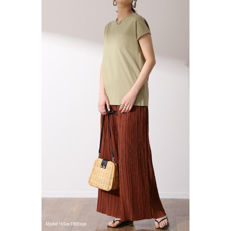 パンツ レディース ボトムス プリーツ ワイドパンツ ワイド プリーツパンツ | HUG.U | 詳細画像23 