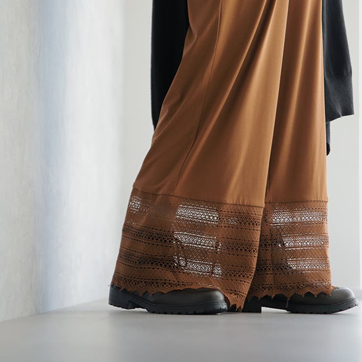 Aブラウン | ペチパンツ 裏起毛 あったか ロング レディース パンツ ペチコート インナー | HUG.U