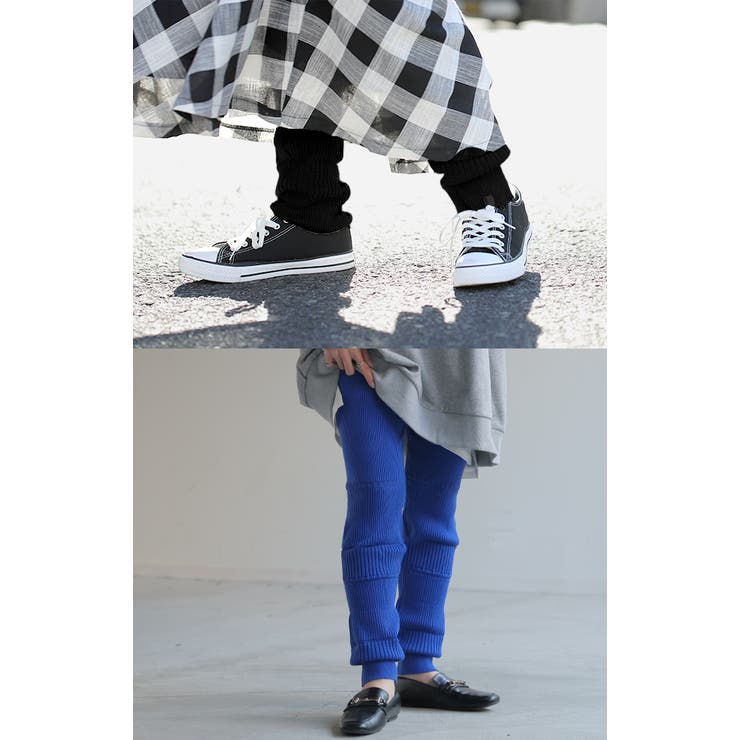 ニットレギンス 綿 10分丈 レディース レイヤード スパッツ インナー パン | HUG.U | 詳細画像12 