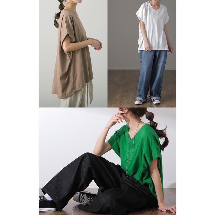 Tシャツ レディース 二の腕カバー | HUG.U | 詳細画像10 