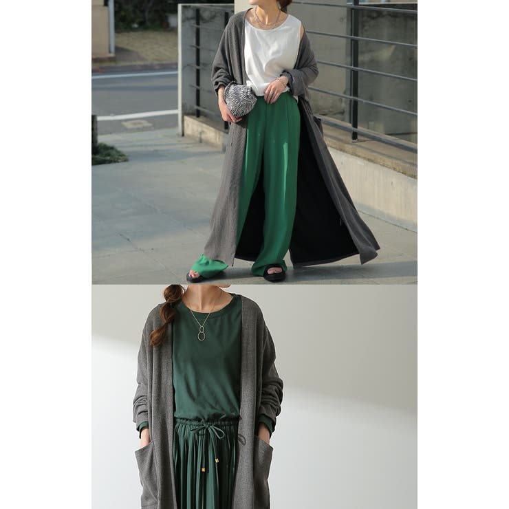 カーディガン レディース ロングカーディガン | HUG.U | 詳細画像22 