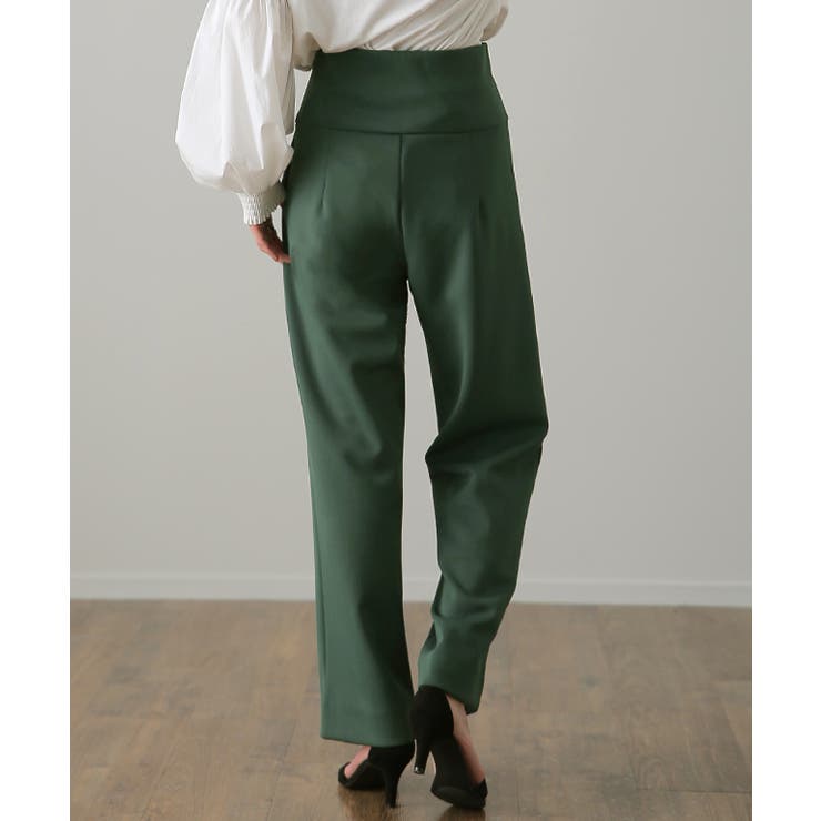 パンツ レディース 美脚 きれいめ 美尻 ボトムス イージーパンツ ストレート | HUG.U | 詳細画像5 