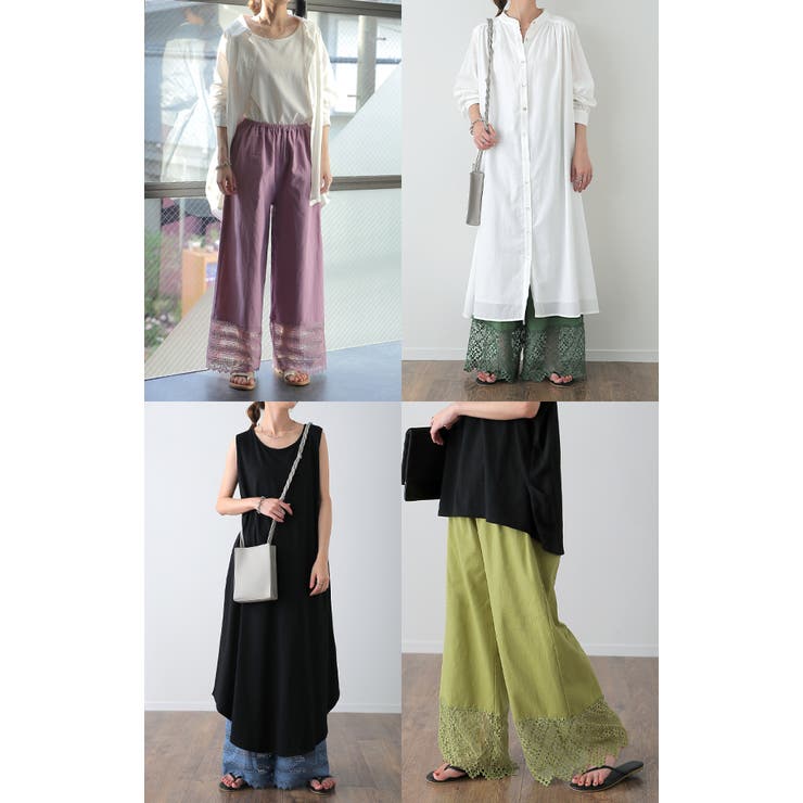 ペチパンツ 綿100% コットン パンツ ペチコート インナー レイヤード 重 | HUG.U | 詳細画像26 