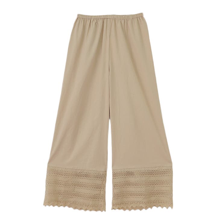 A柄サンドベージュ | ペチパンツ 綿100% コットン パンツ ペチコート インナー レイヤード 重 | HUG.U