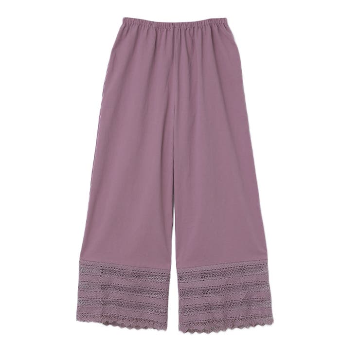 A柄ライラック | ペチパンツ 綿100% コットン パンツ ペチコート インナー レイヤード 重 | HUG.U