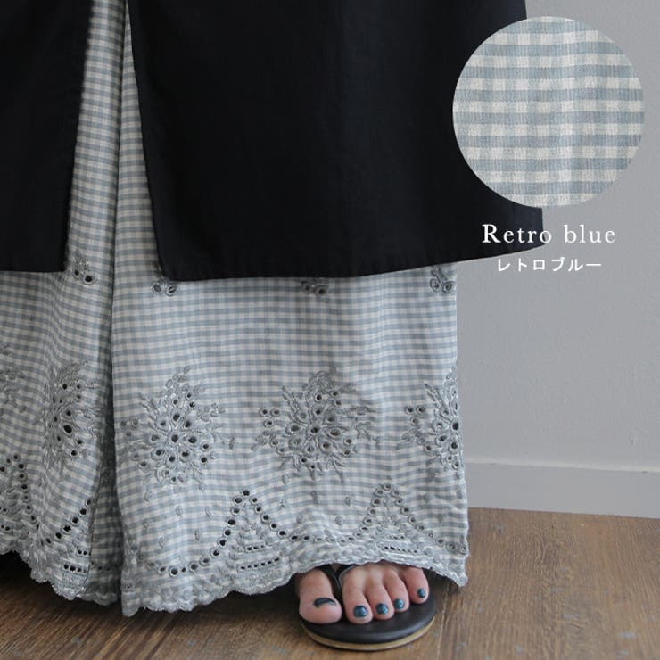 ペチパンツ 綿 コットン チェック パンツ ペチコート インナー レイヤード | HUG.U | 詳細画像13 