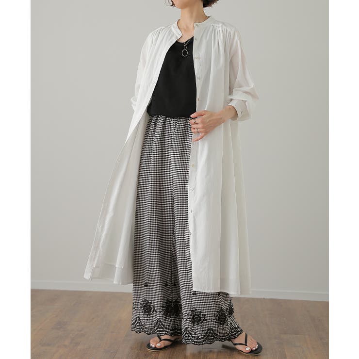 ペチパンツ 綿 コットン チェック パンツ ペチコート インナー レイヤード | HUG.U | 詳細画像18 