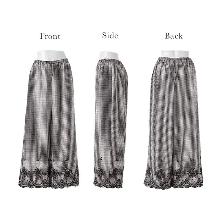 ペチパンツ 綿 コットン チェック パンツ ペチコート インナー