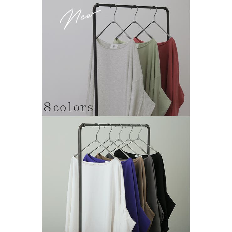 Tシャツ レディース トップス ドルマンスリーブ 二の腕カバー チュニック オ | HUG.U | 詳細画像4 