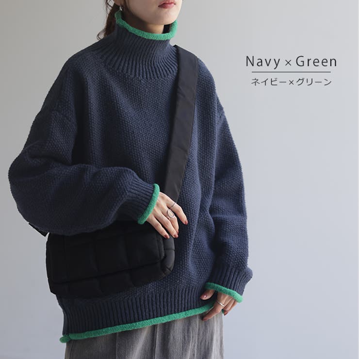 ニット レディース トップス セーター タートルネック タートル 長袖 ハイネ | HUG.U | 詳細画像29 