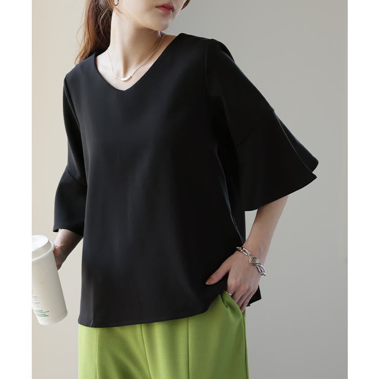 ブラック | ブラウス トップス レディース | HUG.U