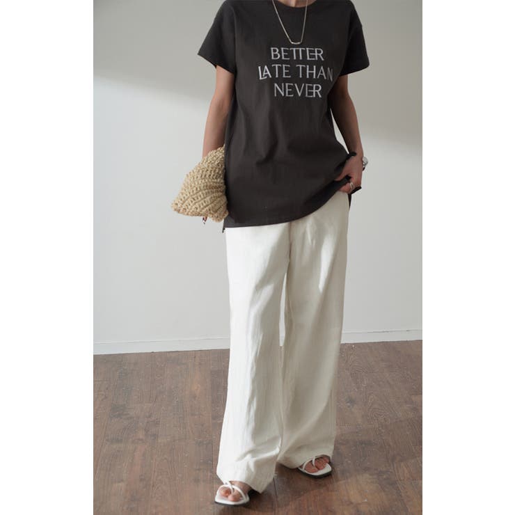 デニム レディース パンツ ワイドパンツ デニムパンツ 綿 麻 ジーンズ ボト | HUG.U | 詳細画像23 