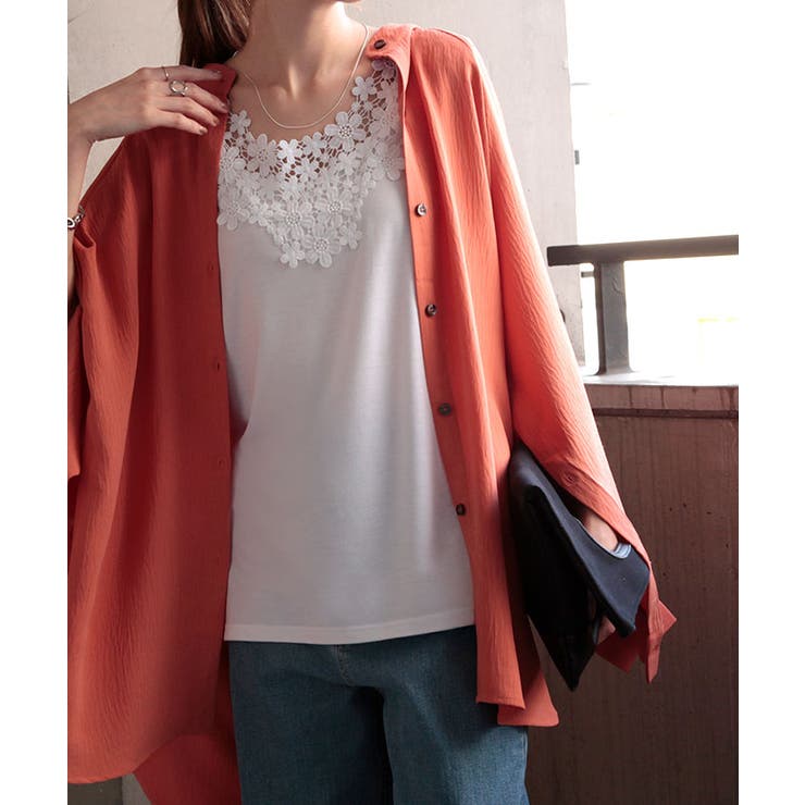 ホワイト | タンクトップ レディース トップス インナー ゆったり ノースリーブ レイヤー | HUG.U