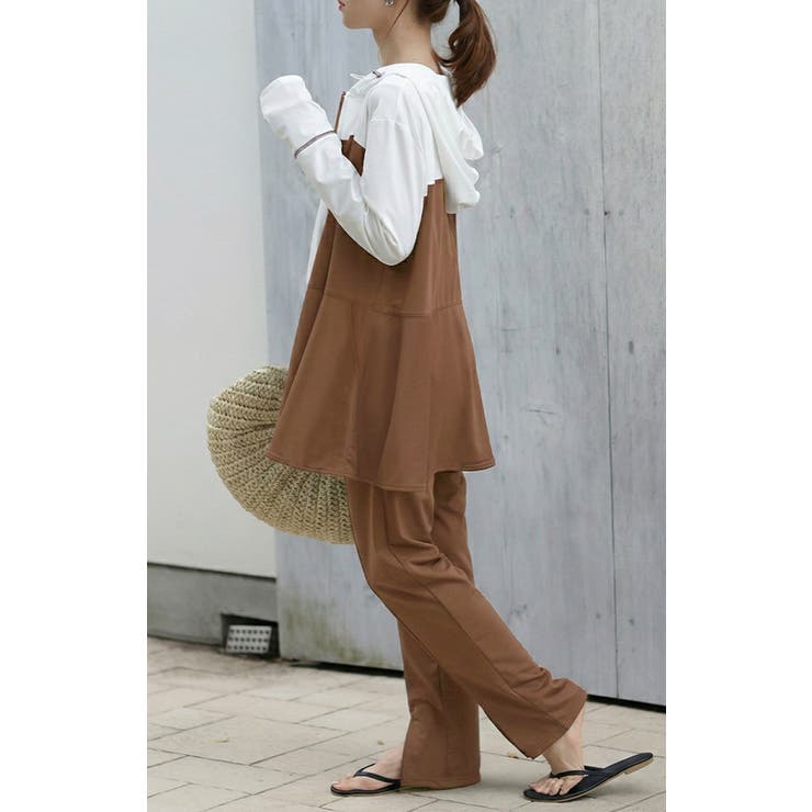 ラッシュガード レディース パーカー 2点セット パンツ 長袖 フレアパンツ | HUG.U | 詳細画像16 