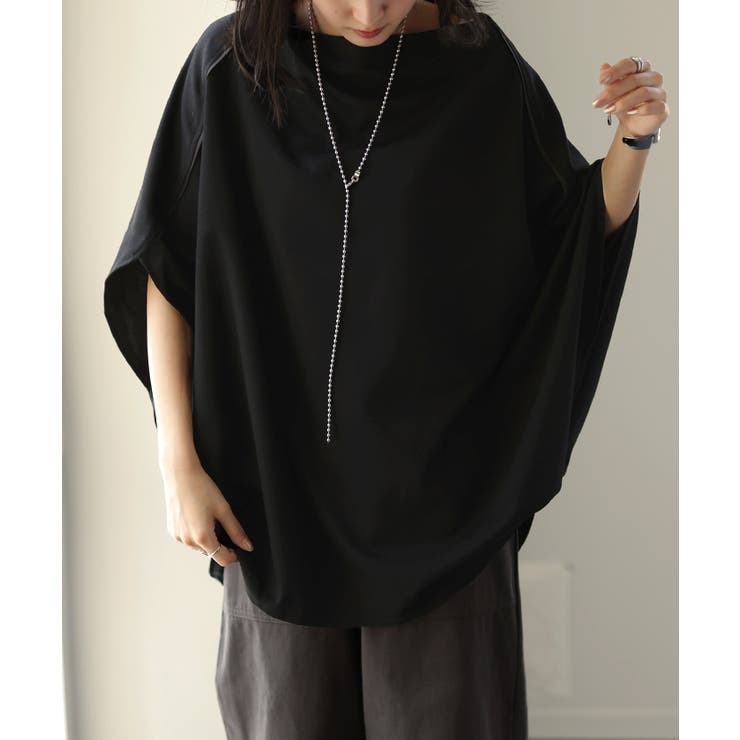 leilian - 変形オーバーサイズ tシャツ アウター トップス 春夏
