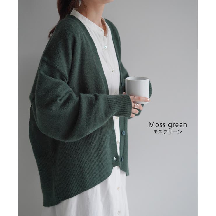 カーディガン 体型カバー レディース セーター トップス ニットカーディガン | HUG.U | 詳細画像14 