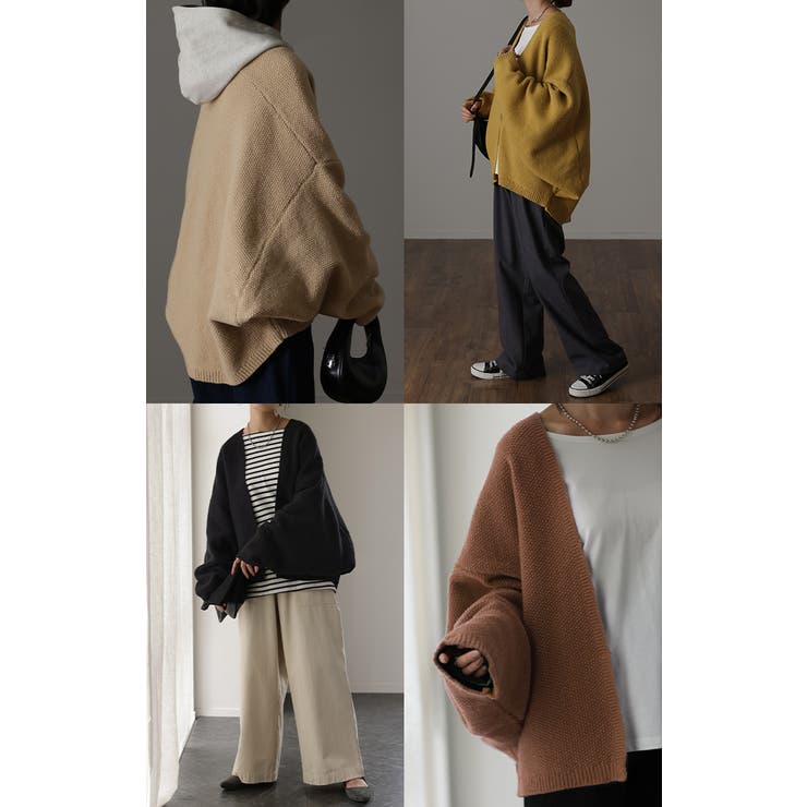 カーディガン チクチクしない ニット | HUG.U | 詳細画像22 