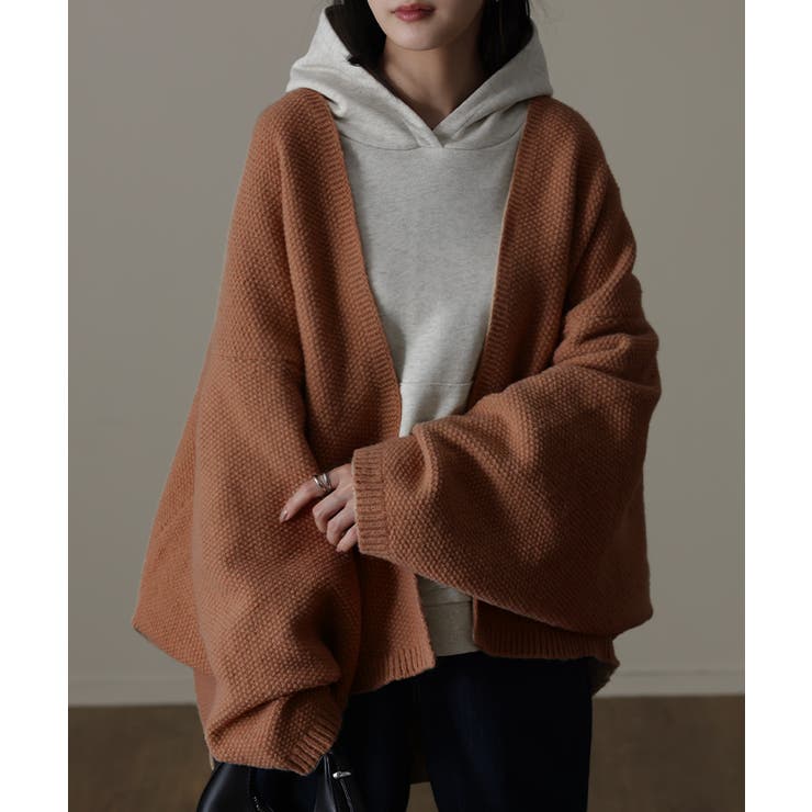 カーディガン チクチクしない ニット | HUG.U | 詳細画像5 