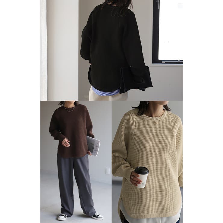 ニット ワッフル セットアップ | HUG.U | 詳細画像16 