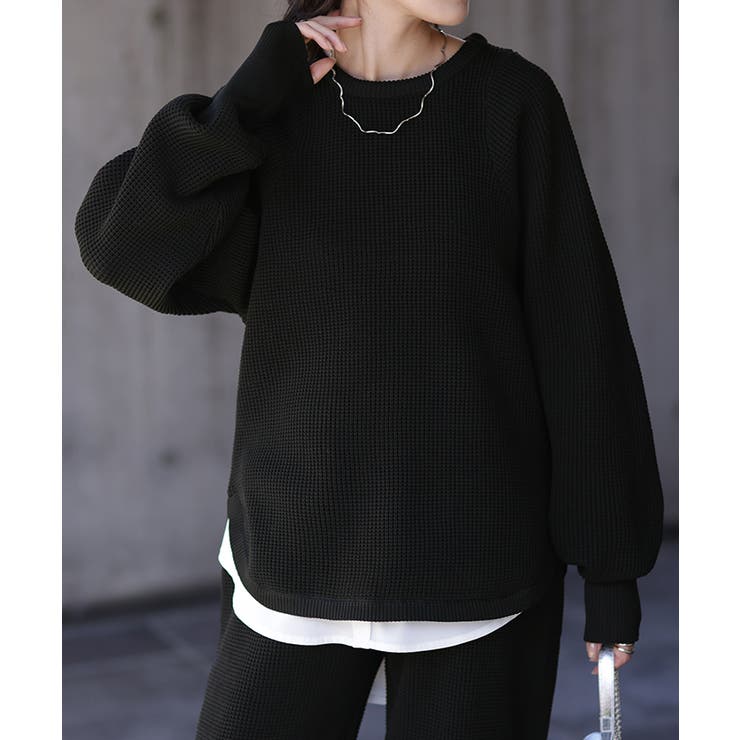 ニット ワッフル セットアップ | HUG.U | 詳細画像5 