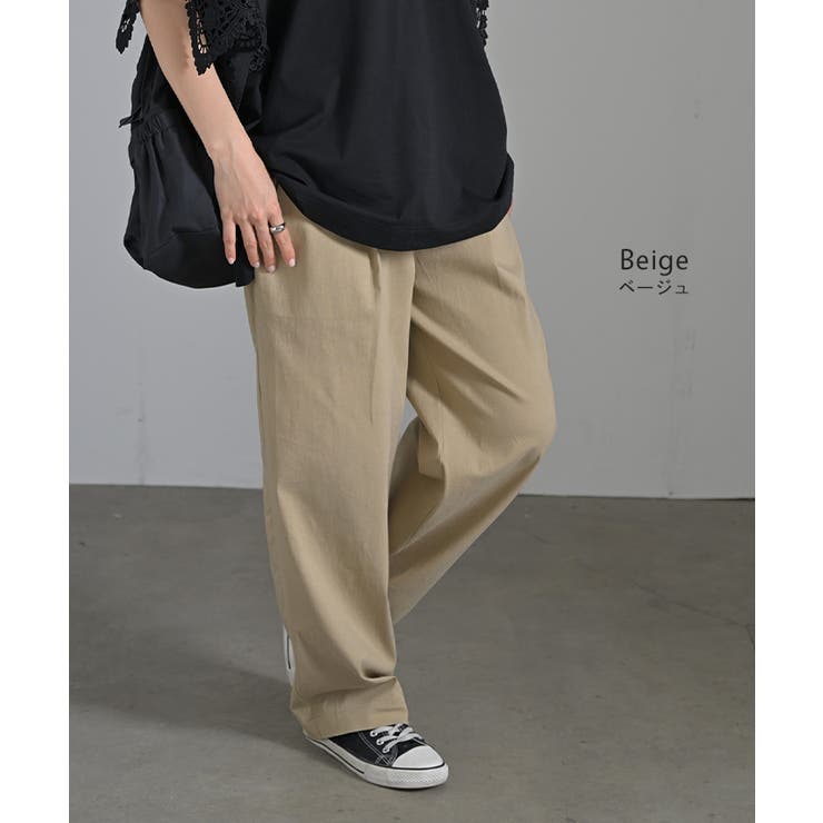 パンツ タックパンツ レディース | HUG.U | 詳細画像10 