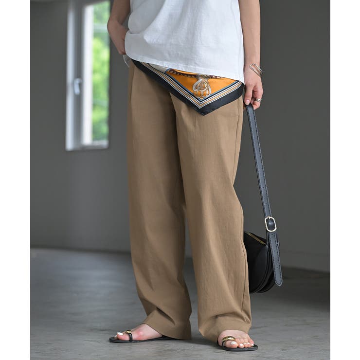 パンツ タックパンツ レディース | HUG.U | 詳細画像5 