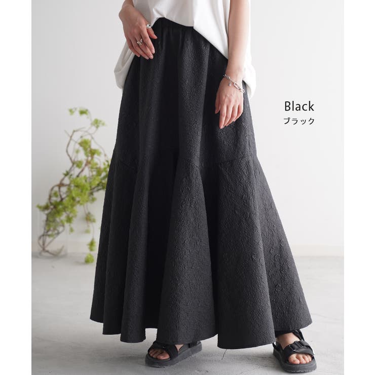 スカート Aライン ロングスカート | HUG.U | 詳細画像12 