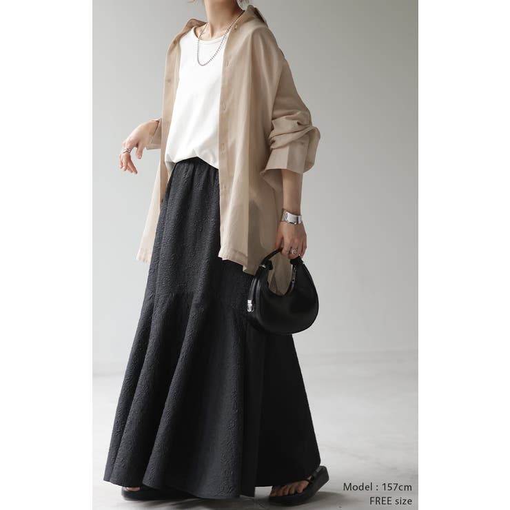 スカート Aライン ロングスカート | HUG.U | 詳細画像7 