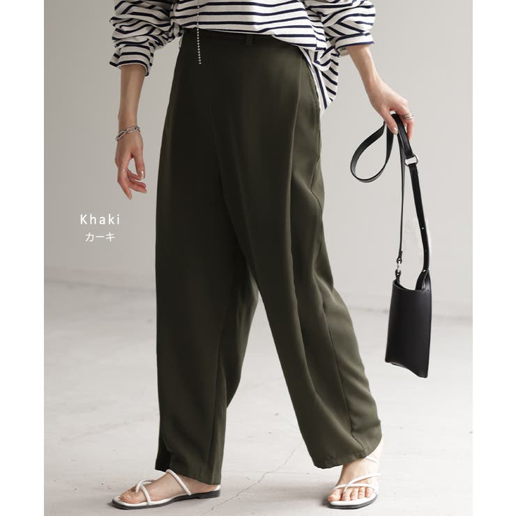 パンツ タックパンツ レディース | HUG.U | 詳細画像12 