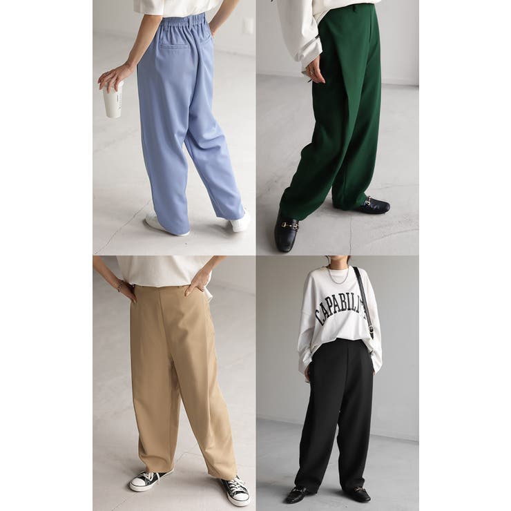 パンツ タックパンツ レディース | HUG.U | 詳細画像24 