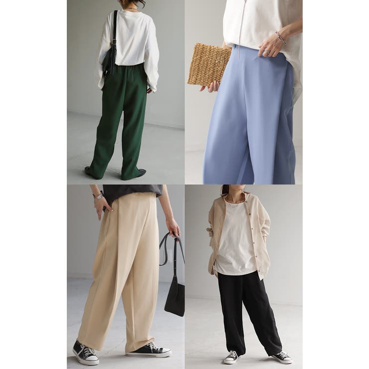 パンツ タックパンツ レディース | HUG.U | 詳細画像7 