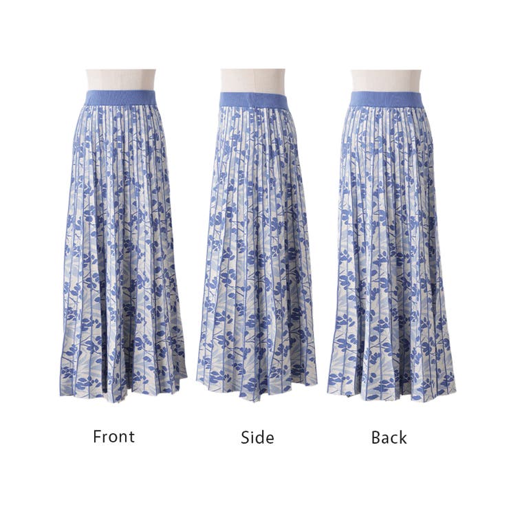 スカート リーフ柄 柄 | HUG.U | 詳細画像22 