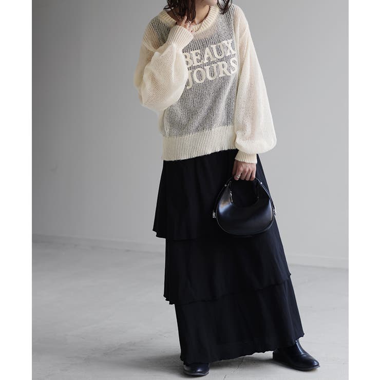 ニット ロゴニット シアー | HUG.U | 詳細画像23 