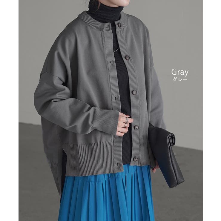 ニット カーディガン 体型カバー | HUG.U | 詳細画像17 
