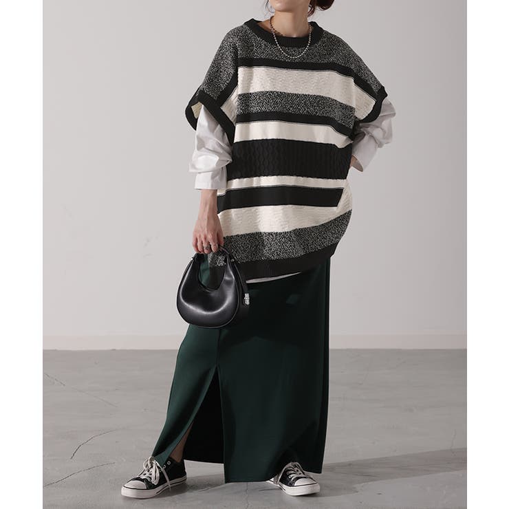 ベスト ニット 体型カバー | HUG.U | 詳細画像22 