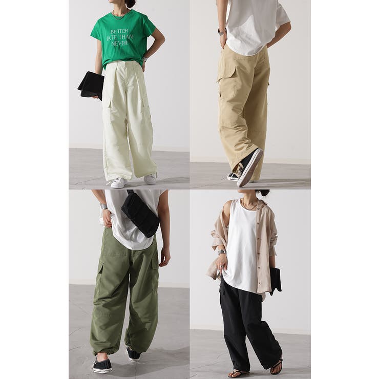 パンツ きれいめ 裾2way | HUG.U | 詳細画像23 