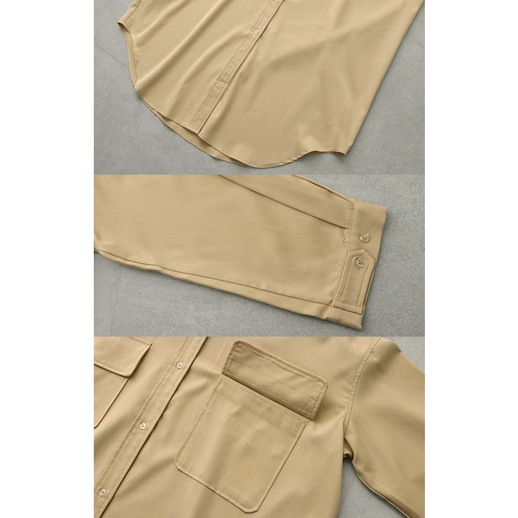 シャツ 体型カバー カラーシャツ | HUG.U | 詳細画像23 