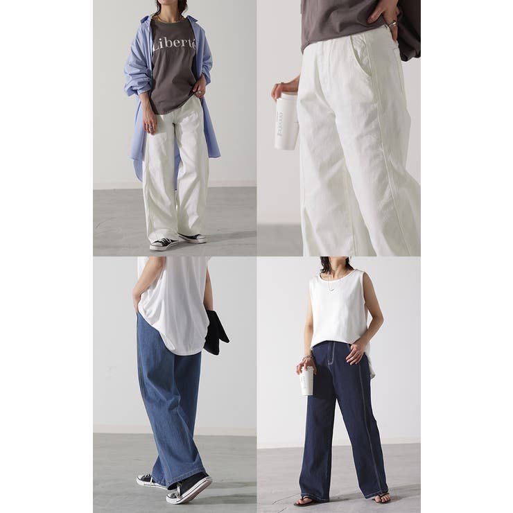 xtonz woman FXXK YOU ステッチデニムパンツ デニム 新感覚 多重ステッチ[品番：HHHW0001885]｜HUG.U