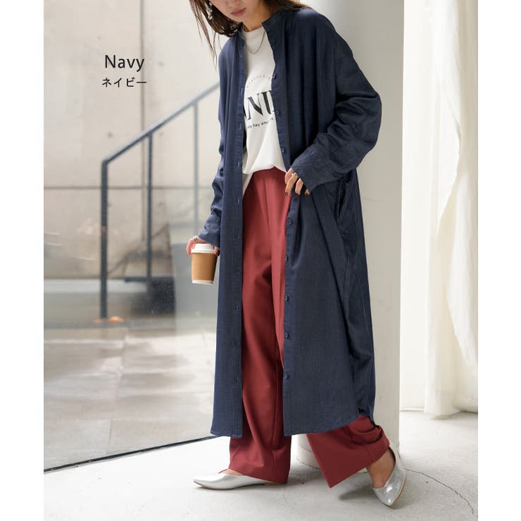 ワンピース シャツワンピース ロング | HUG.U | 詳細画像12 